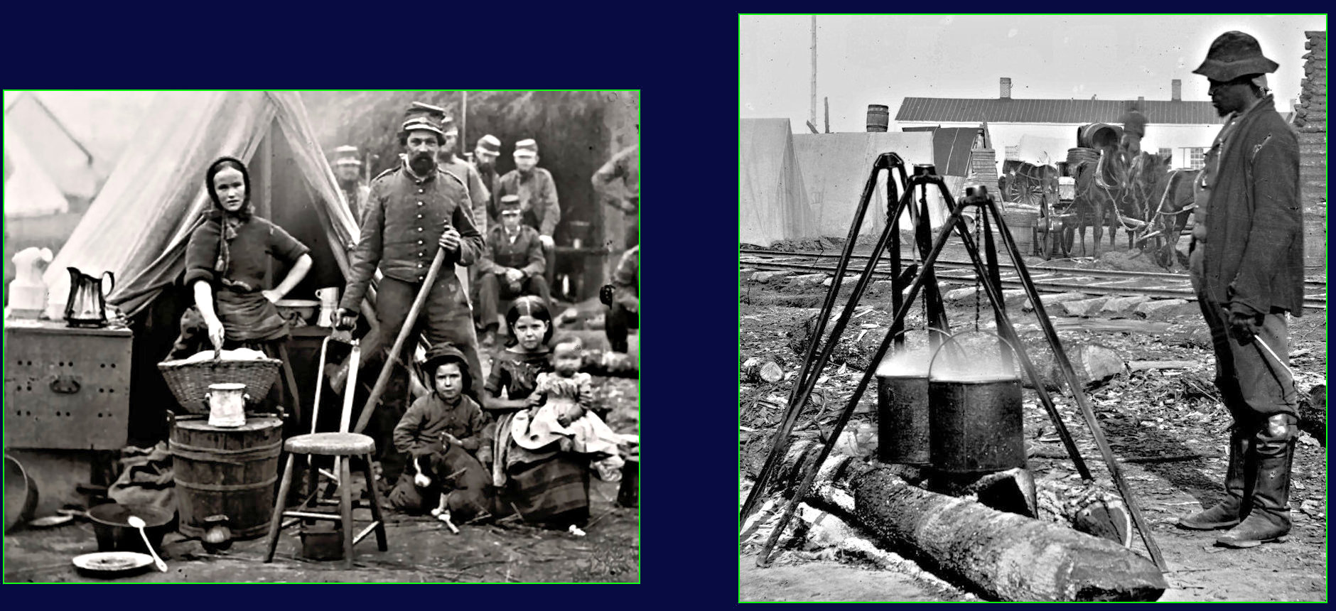 Union Families in Camp, 1862